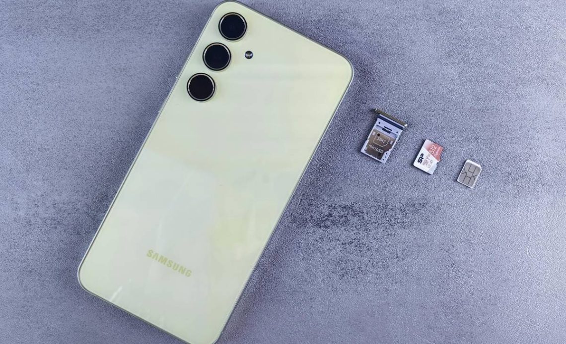 wymiana karty sim samsung