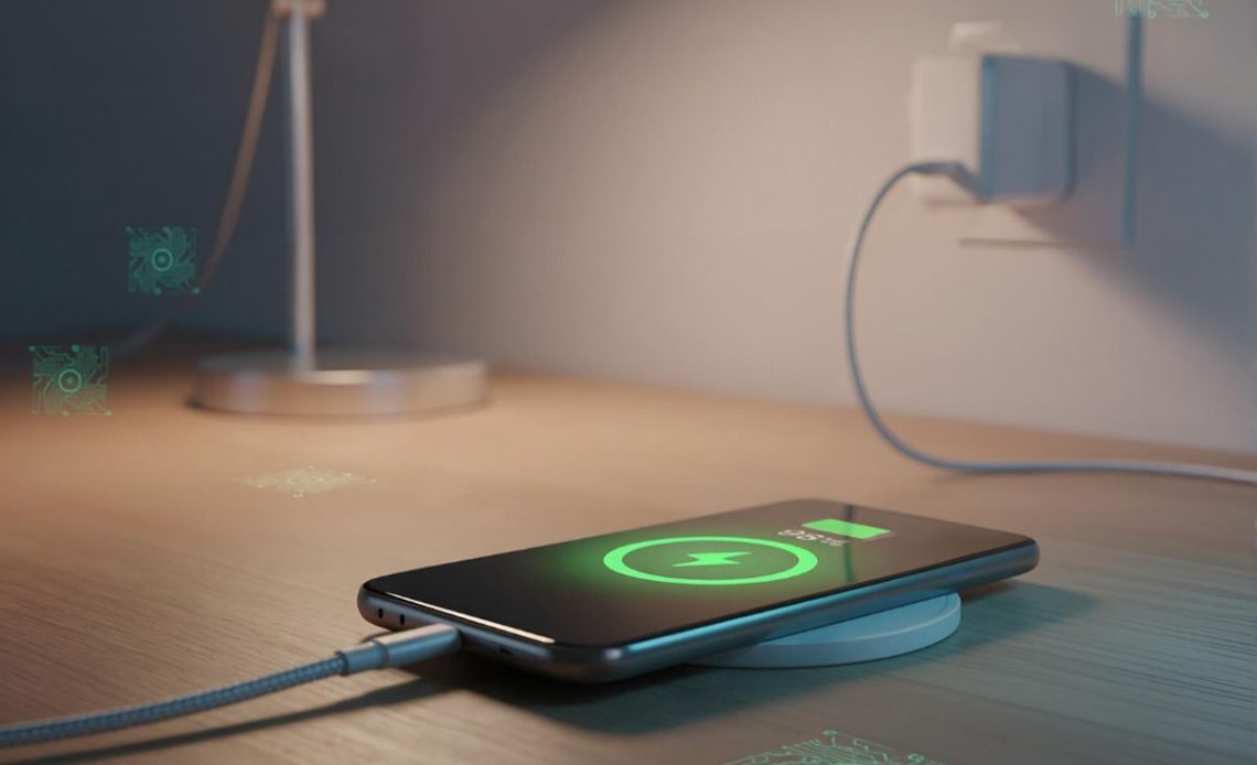 Prawidłowe ładowanie iPhone’a – ładowanie bezprzewodowe MagSafe na biurku, kontrola poziomu baterii